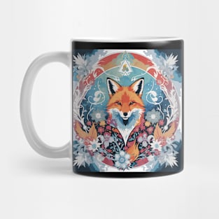 Mystical Fox Mandala Mug